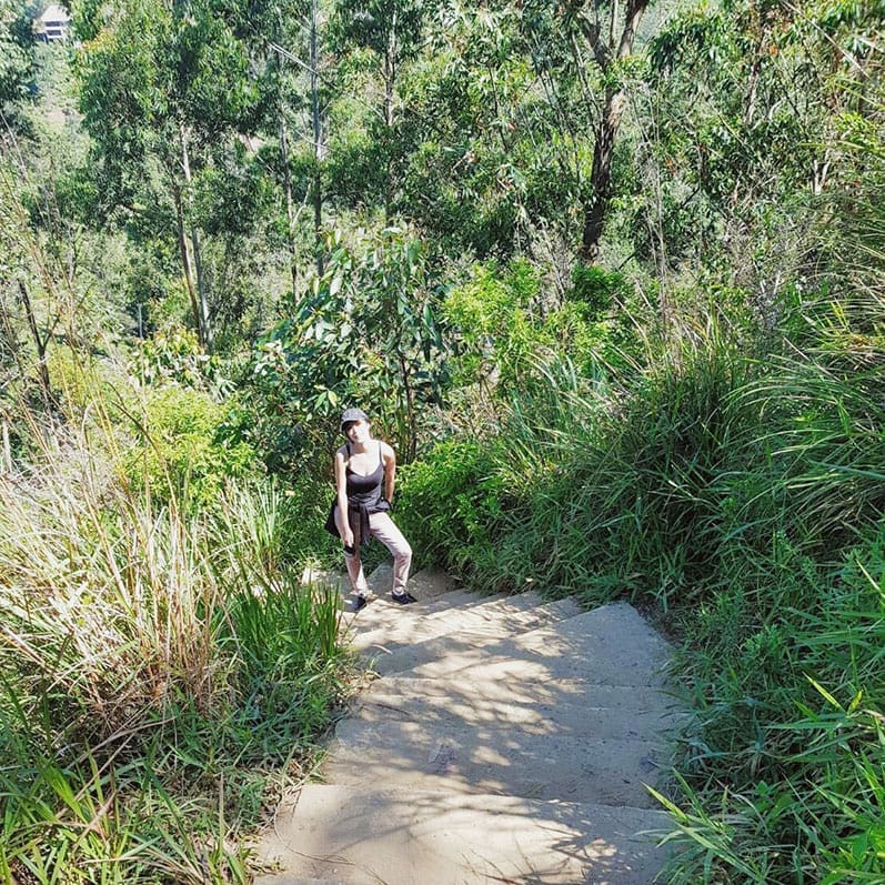 Hiking up Little Adam’s Peak in Ella, Sri Lanka