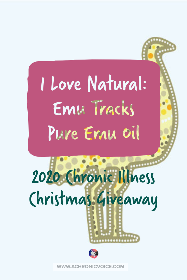 I Love Natural is giving away 3 bottles in the 2020 Chronic Illness Christmas Giveaway!