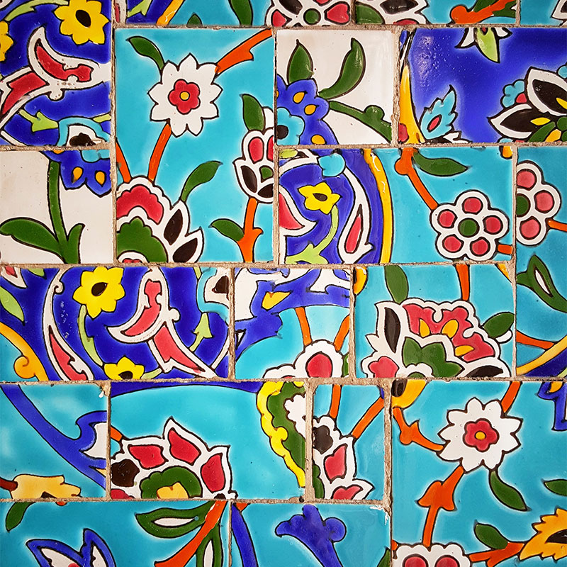 Iranian tile art