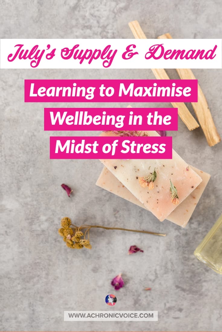 July’s Supply and Demand: Learning to Maximise Wellbeing in the Midst of Stress