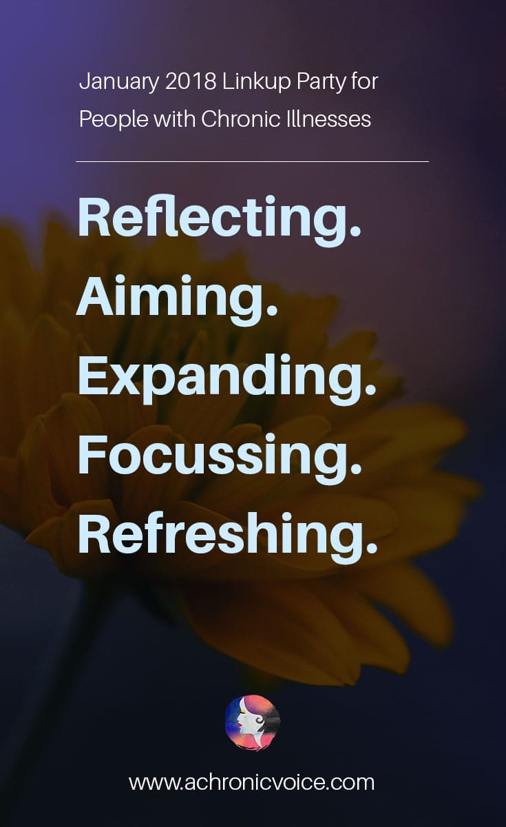 January 2018 Prompts: Reflecting, Aiming, Expanding, Focussing and Refreshing