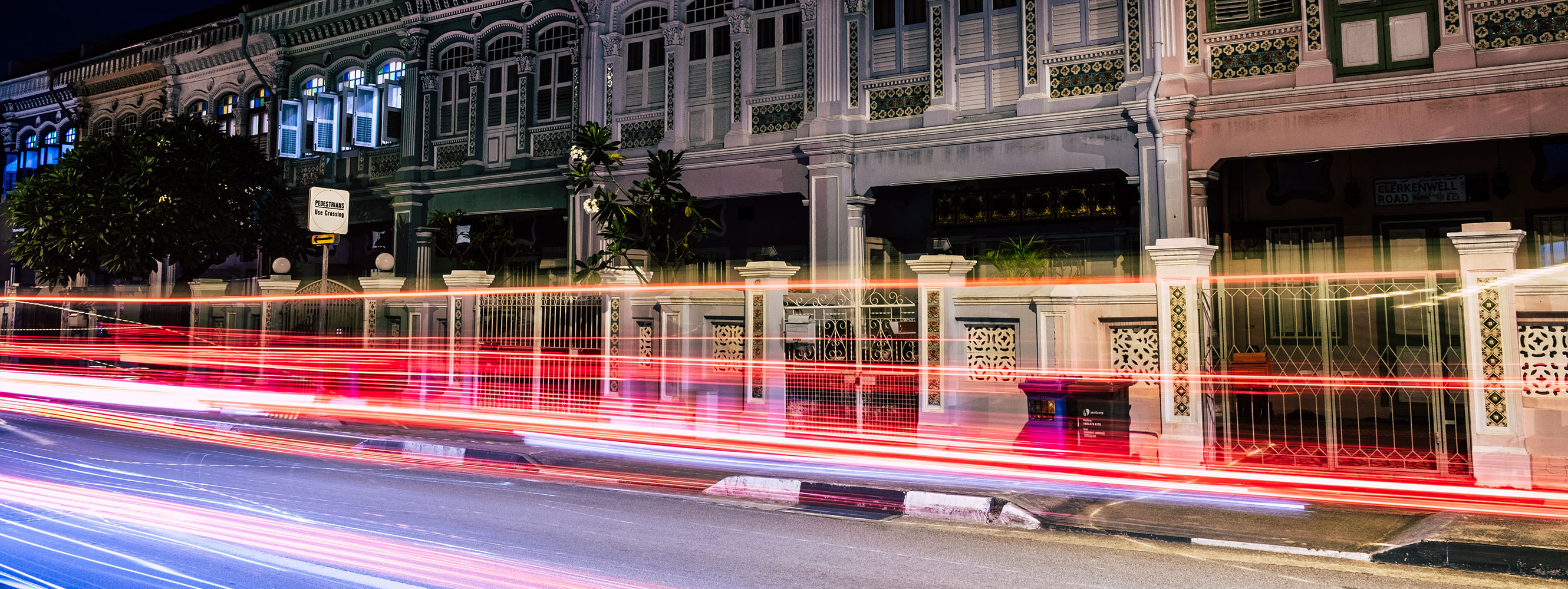 Fast-paced streets of Singapore