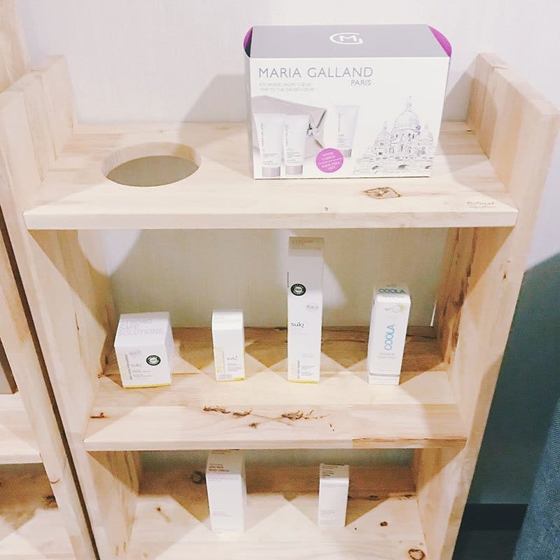 Some of the skin care products used at Nourish Naturally